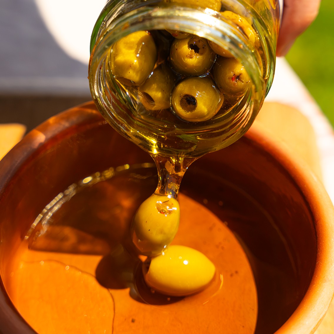 Aleppo Green Pitted Olives in Extra Virgin Olive Oil 6 x 250g