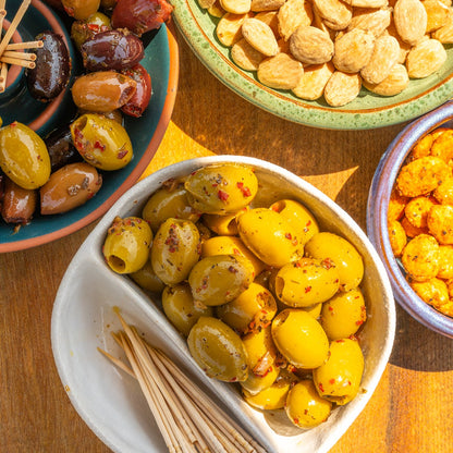 Aleppo Green Pitted Olives in Extra Virgin Olive Oil 6 x 250g