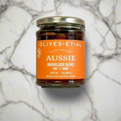 Tart & Tangy Aussie Olives in a Jar for Retail Wholesale