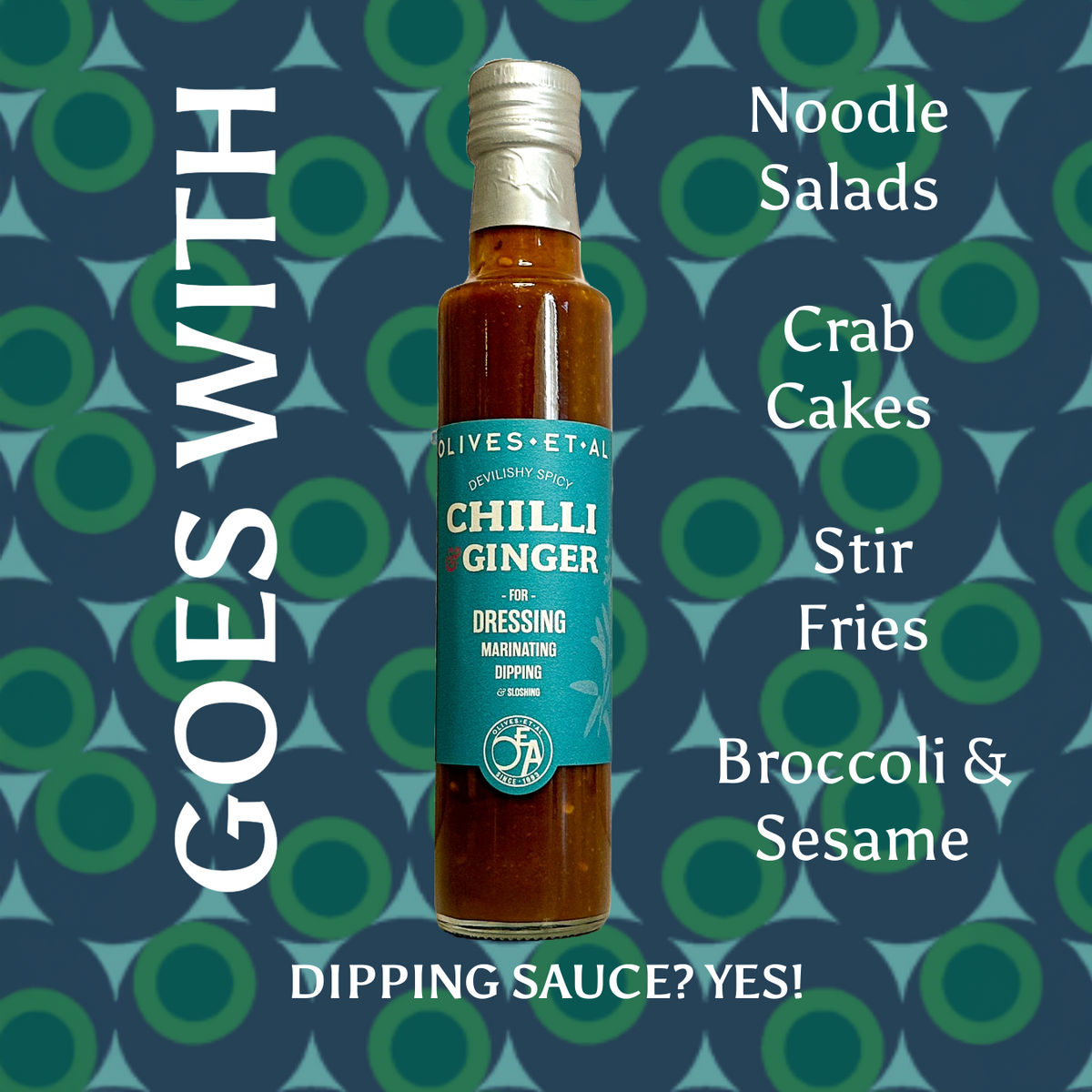 Chilli & Ginger Dressing with Extra Virgin Olive Oil 6 x 250ml