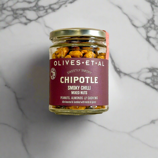 Chipotle Chilli Smokey Mixed Nuts in a Jar for Foodservice Wholesale