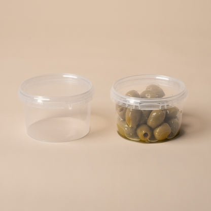 Small Clear Deli Pots with Lids, 280ml, Pack of 50