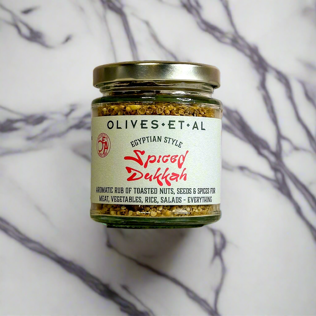 Egyptian Style Spiced Dukkah in a jar for Foodservice Wholesale