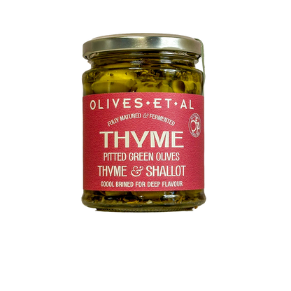 Thyme & Shallot Green Olives 6 x 270g