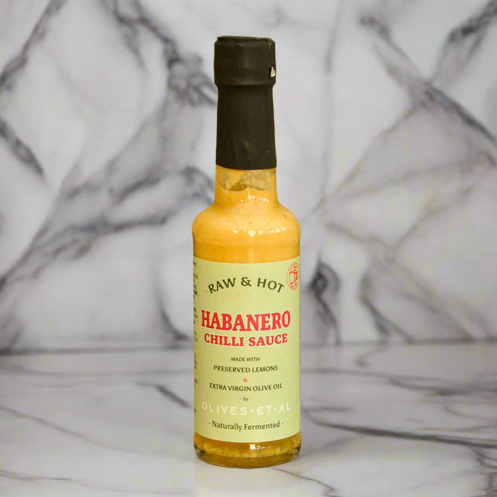 Raw & Hot Habanero Chilli Sauce - 9 x 150ml