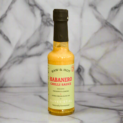 Raw & Hot Habanero Chilli Sauce - 9 x 150ml