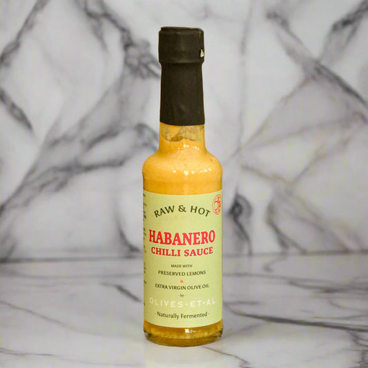 Raw & Hot Habanero Chilli Sauce - 9 x 150ml