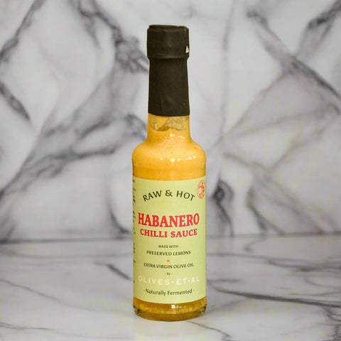 Raw & Hot Habanero Chilli Sauce - 6 x 150ml
