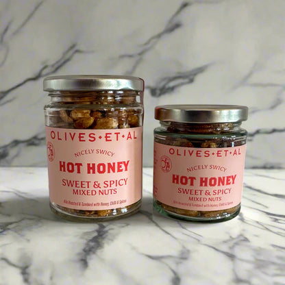 Hot honey Nut Jars