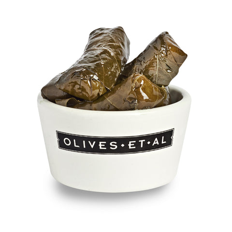 Greek Vine Leaf Dolmades in a Ramakin for Foodservice Wholesale Tin