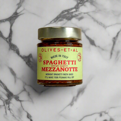 Spaghetti Mezzanotte in a Jar for Retail Wholesale