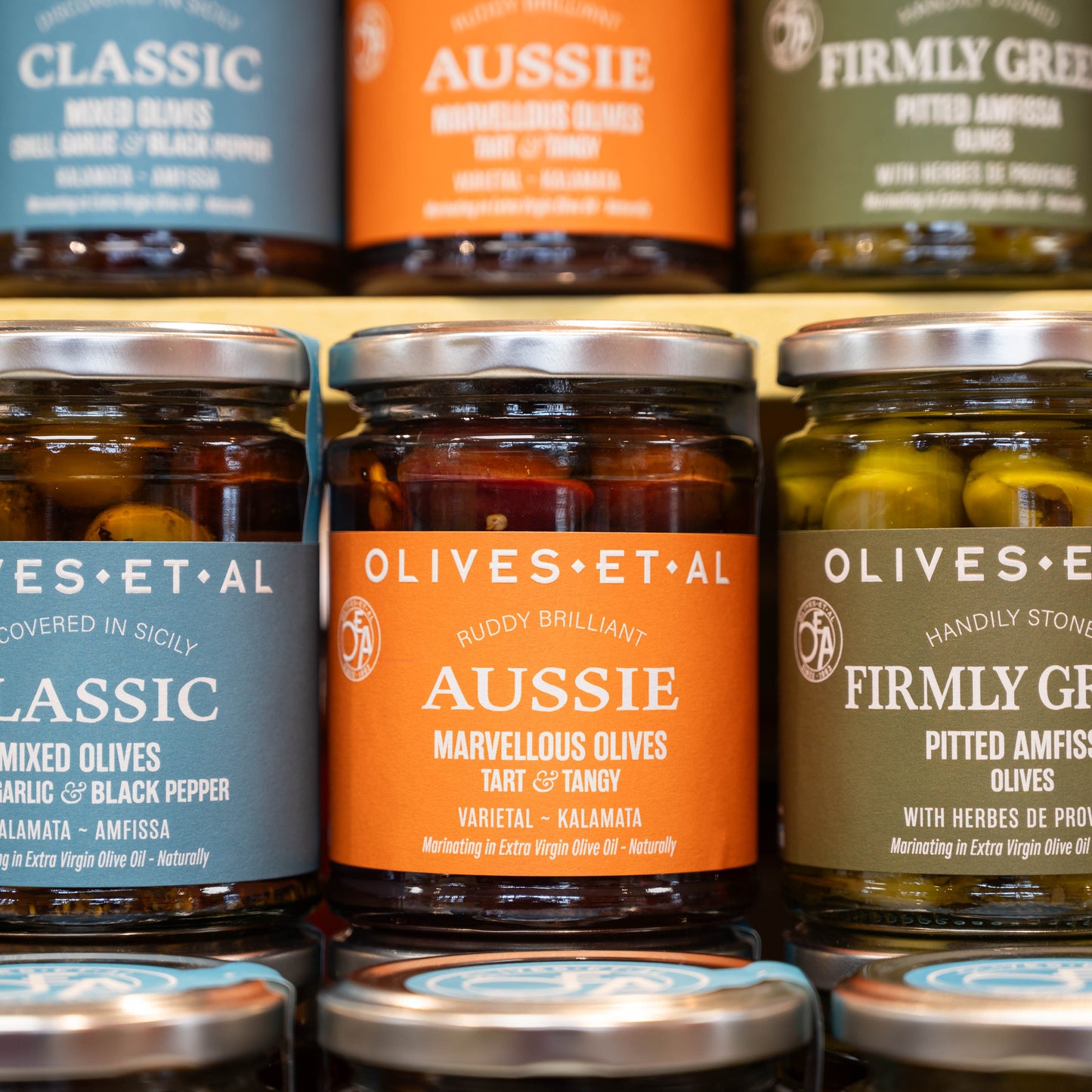 Tart & Tangy Aussie Olives 6 x 250g