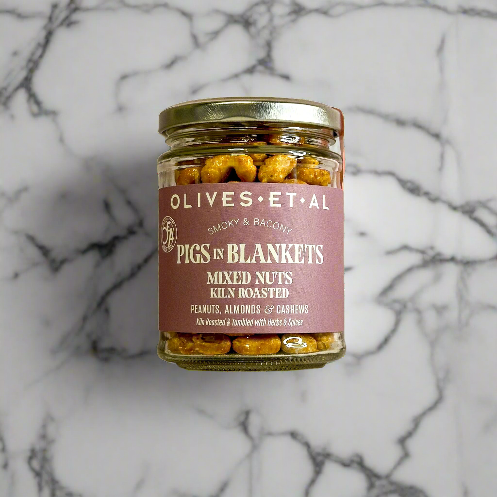 Pigs in Blankets Roasted Nuts in a Jar for Foodservice Wholesale