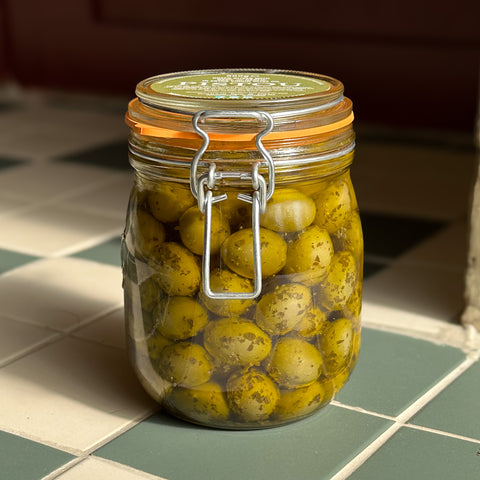 Pistou Basil & Garlic Whole Olives 6 x 800g