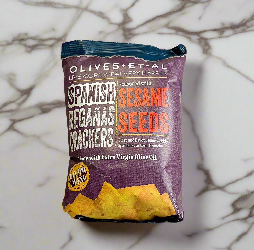 Sesame Reganas Crackers in a Bag for Retail Wholesale