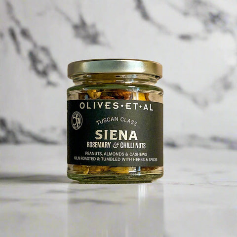 Siena Rosemary & Chilli Nuts in a Jar for Retail Wholesale