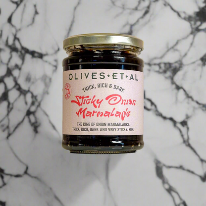 Very Sticky Onion Marmalade in a Jar for Retail Wholesale