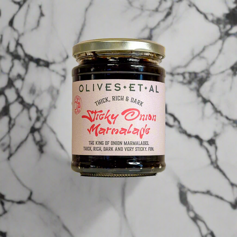 Very Sticky Onion Marmalade in a Jar for Retail Wholesale