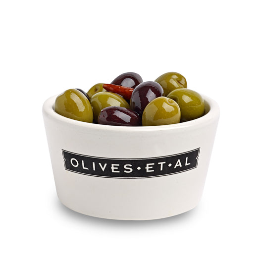 Classic Chilli & Garlic Whole Olives in a Ramakin for Foodservice Wholesale