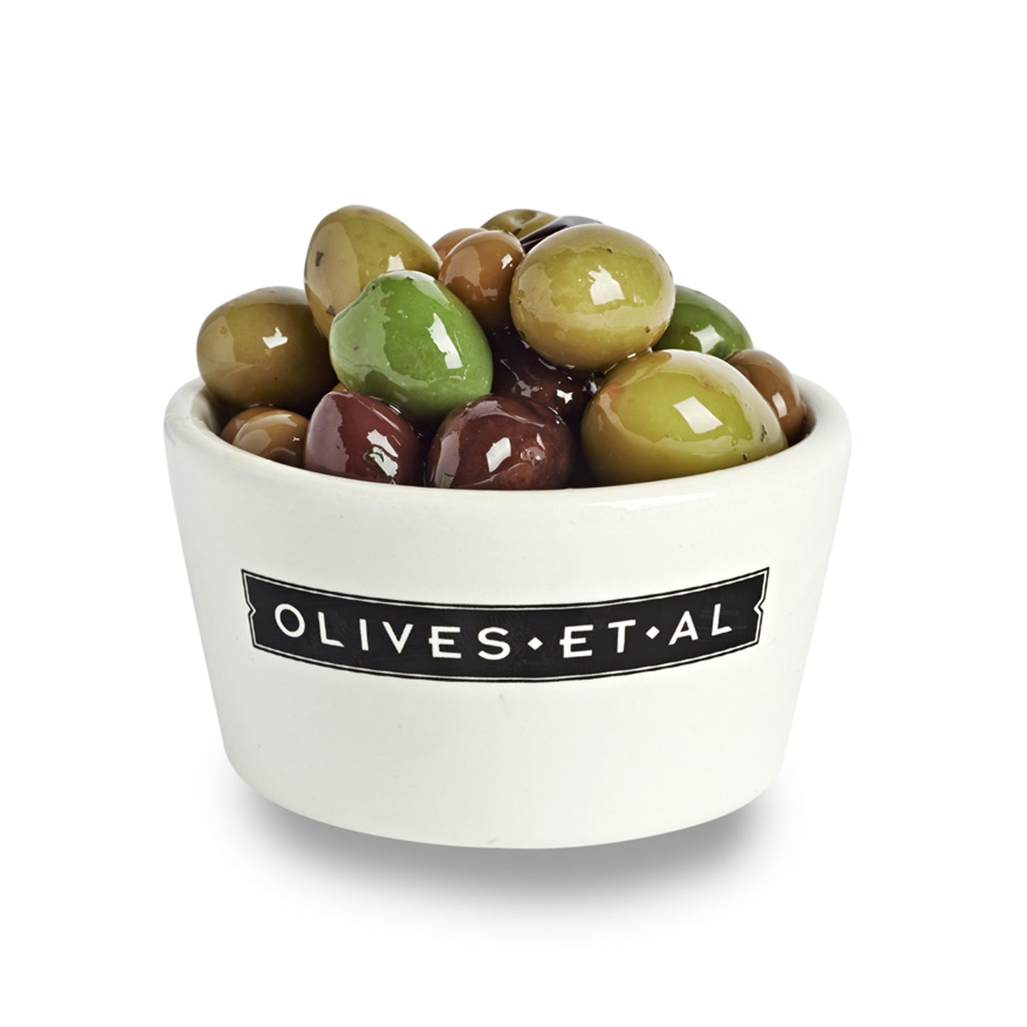 Global Mixed Whole Olives for Foodservice Wholesale in a Ramakin