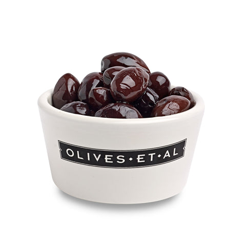 Greek Kalamata Whole Olives in a Ramakin for Foodservice Wholesale