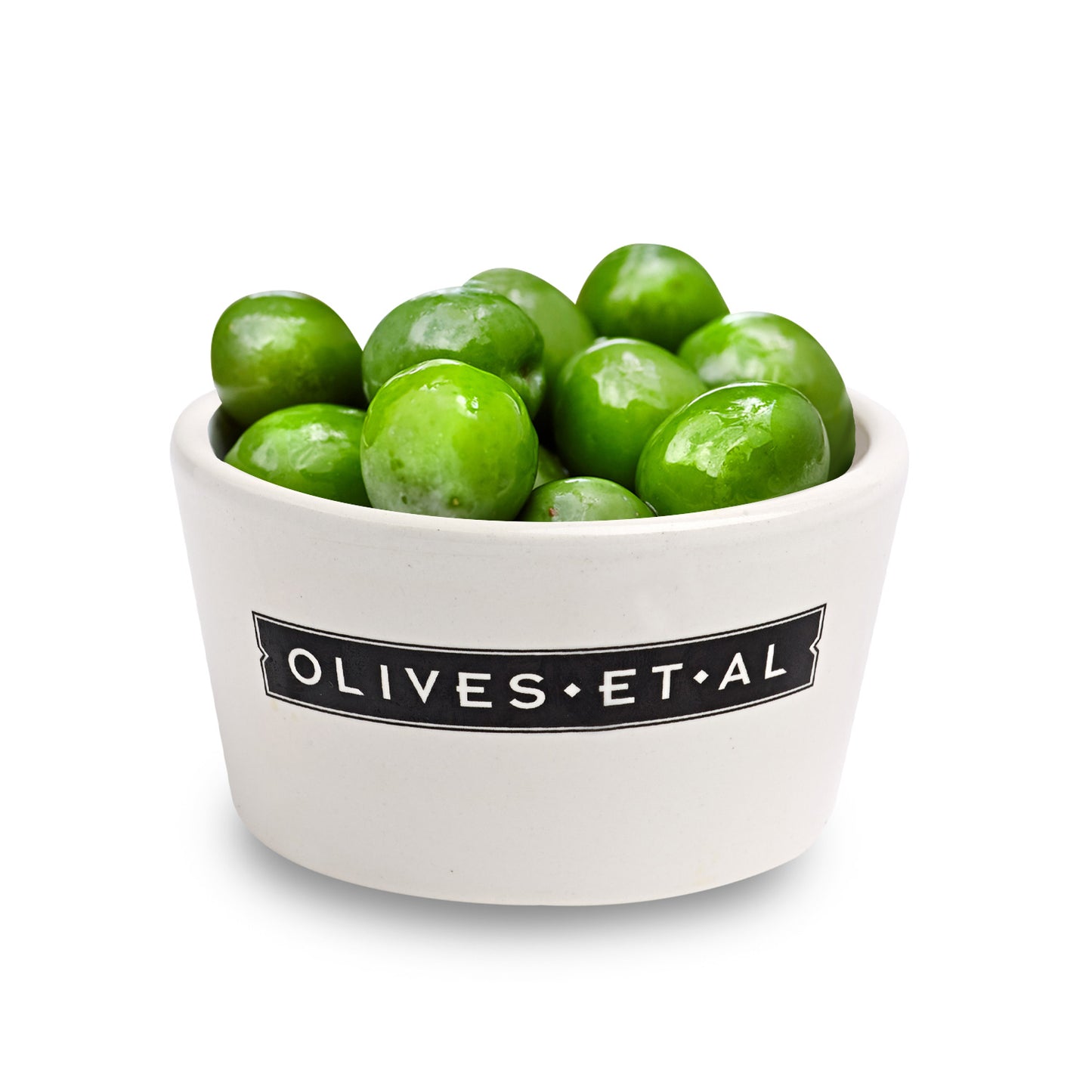 Nocellara del Belice Pitted Olives in a Ramakin for Foodservice Wholesale