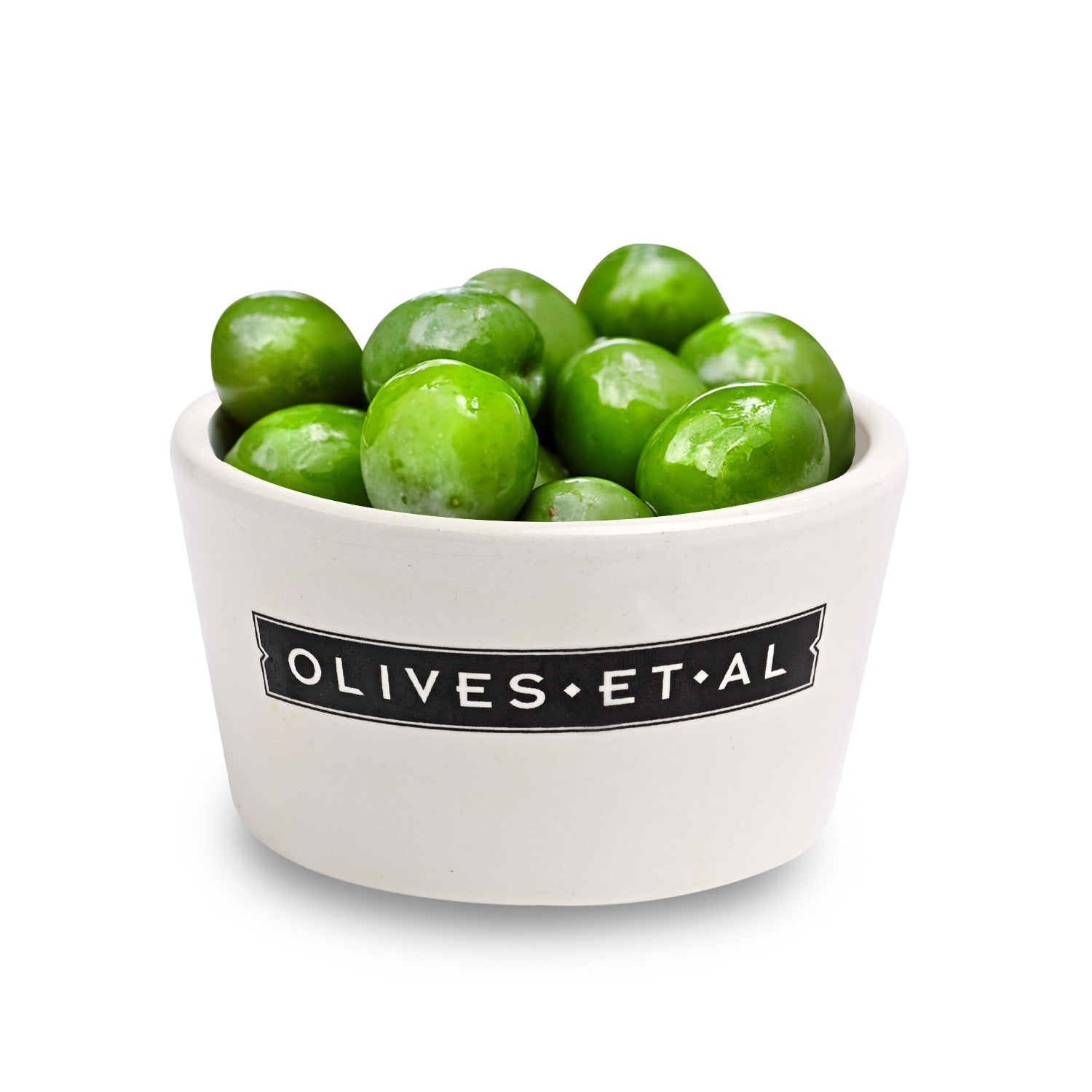 Nocellara del Belice Pitted Olives in a Ramakin for Foodservice Wholesale