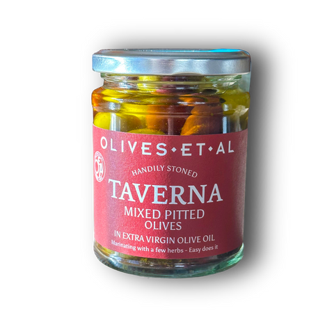 Taverna Mixed Pitted Olives - 6 x 250g