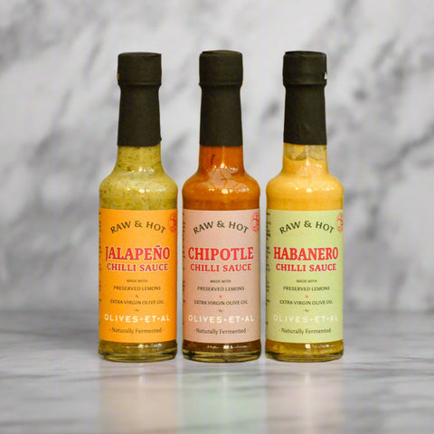 Raw & Hot Jalapeño Chilli Sauce - 6 x 150ml