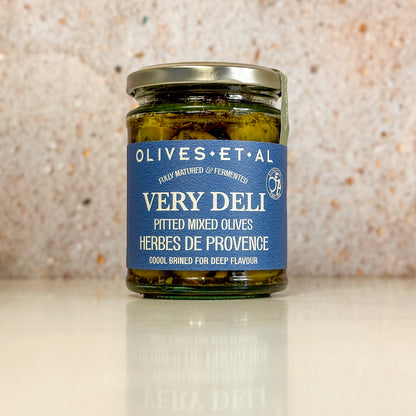 Very Deli Herbed Pitted Olives 6 x 270g