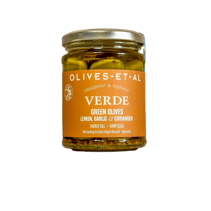 Verde Lemon & Coriander Whole Olives 6 x 250G