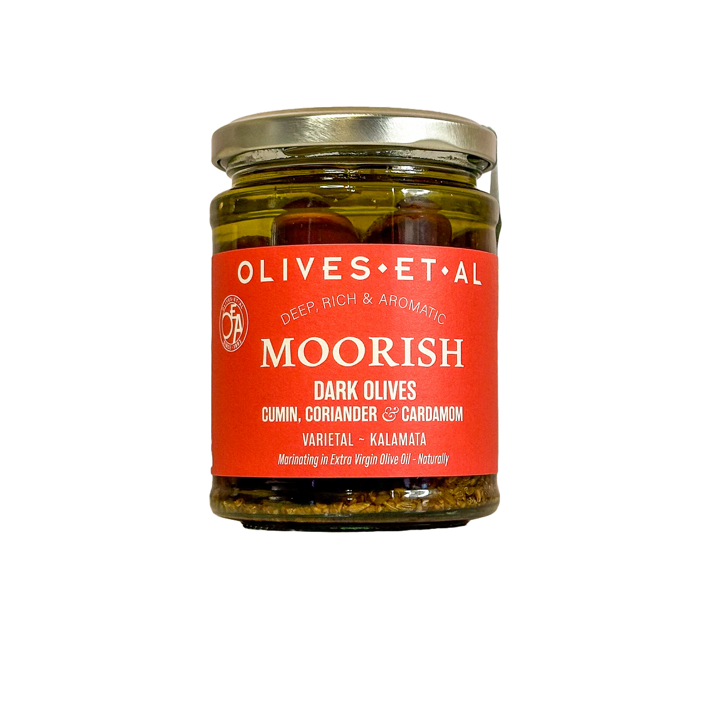 Moorish Cumin & Coriander Whole Olives 6 x 250g
