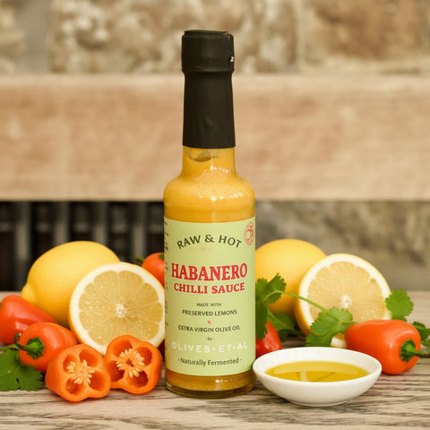 Raw & Hot Habanero Chilli Sauce - 9 x 150ml