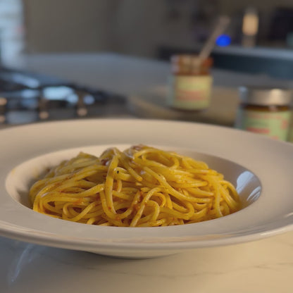 Spaghetti Mezzanotte – Chilli & Tomato Pesto 6 x 135g