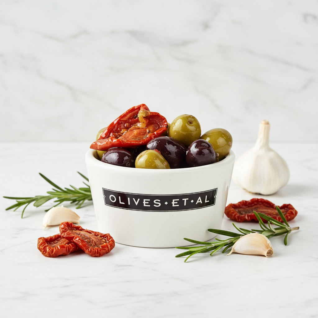 Sunshine Rosemary & Garlic Whole Olives, Loose 2.5kg