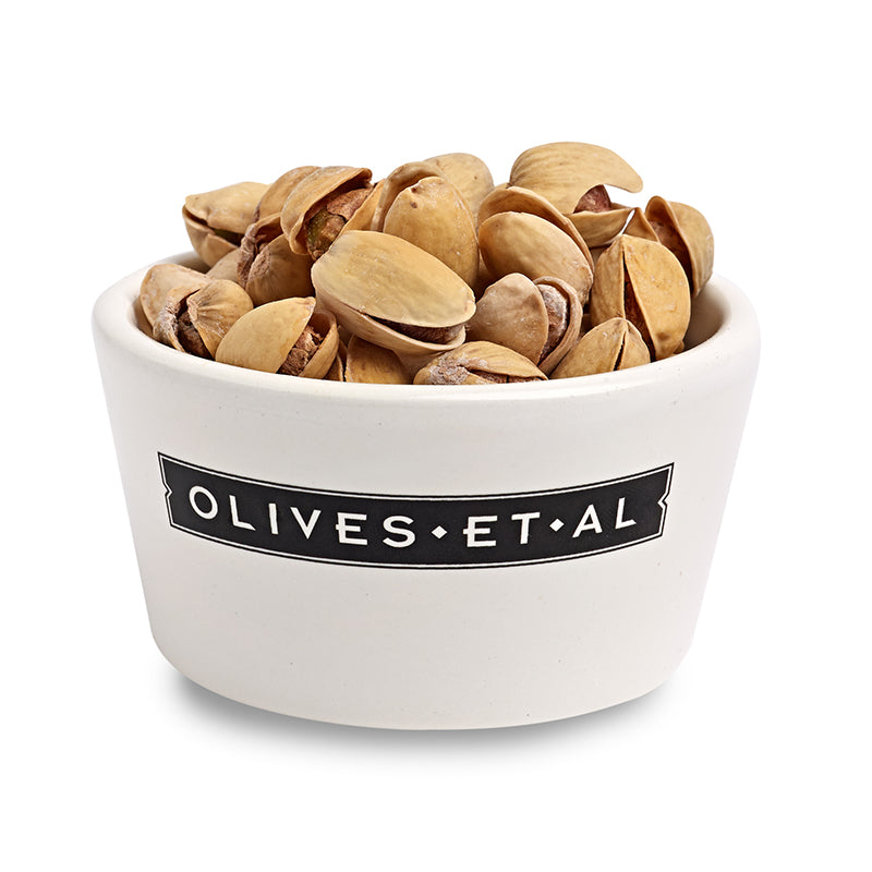 Roasted and Salted Pistachio Nuts in a Ramakin for Foodservice Wholesale