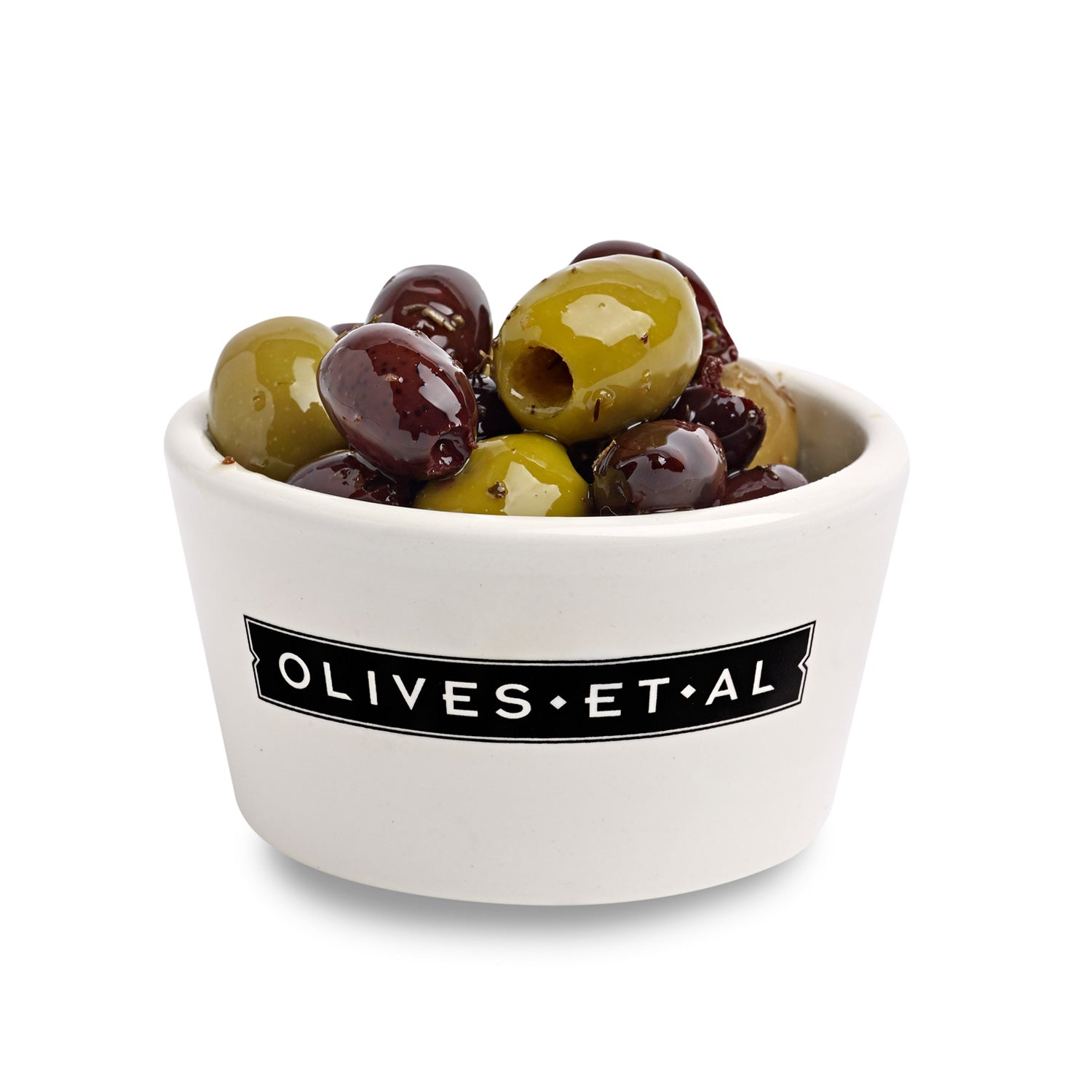 Olives Et Al Very Deli Herbed & Pitted Olives in a Ramekin